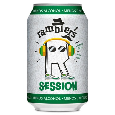 Cerveza baja en calorías session Ramblers de Dia lata 33 cl-0 Cerveza baja en calorías session Ramblers de Dia lata 33 cl-0