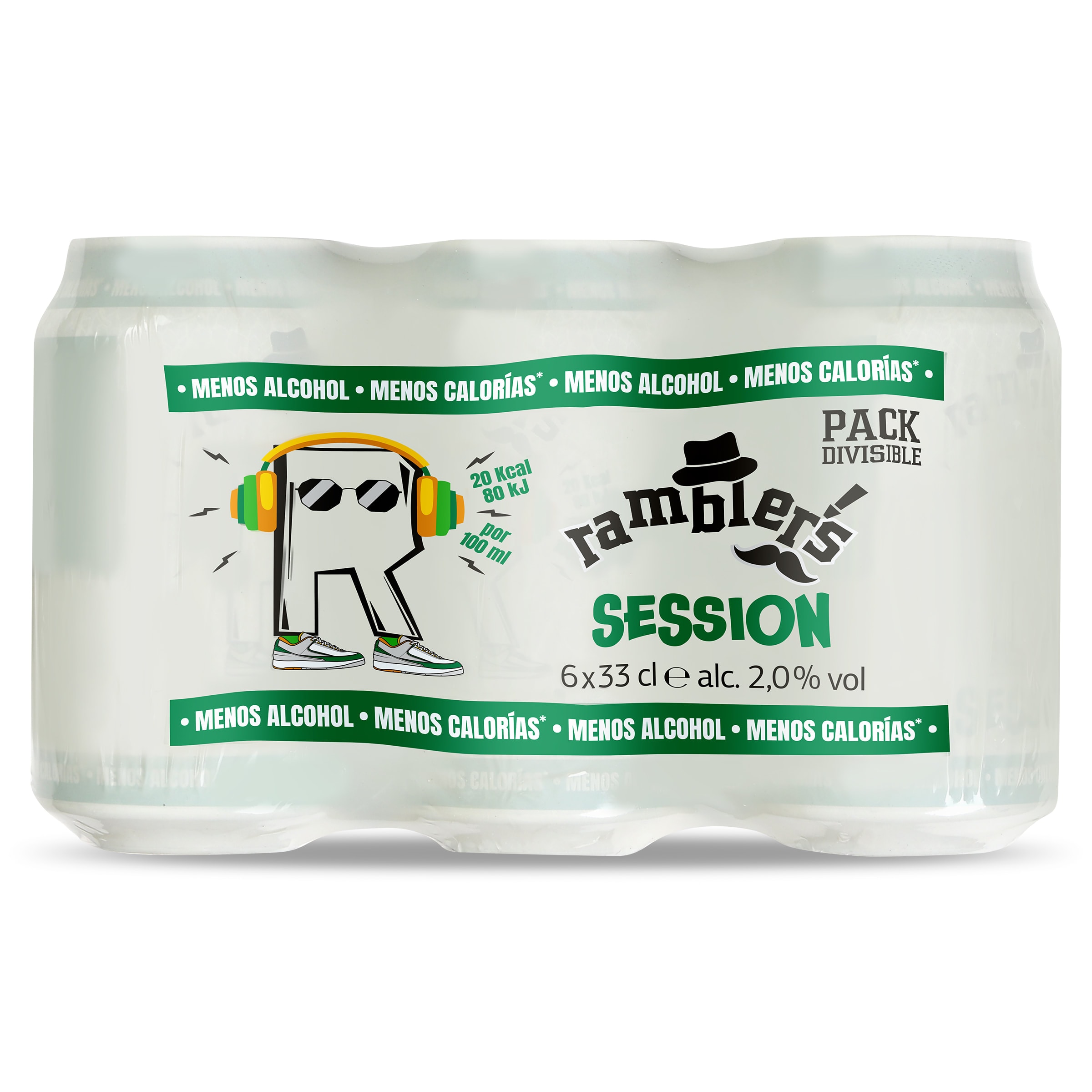 Cerveza baja en calorías Dia Ramblers pack 6 x 33 cl