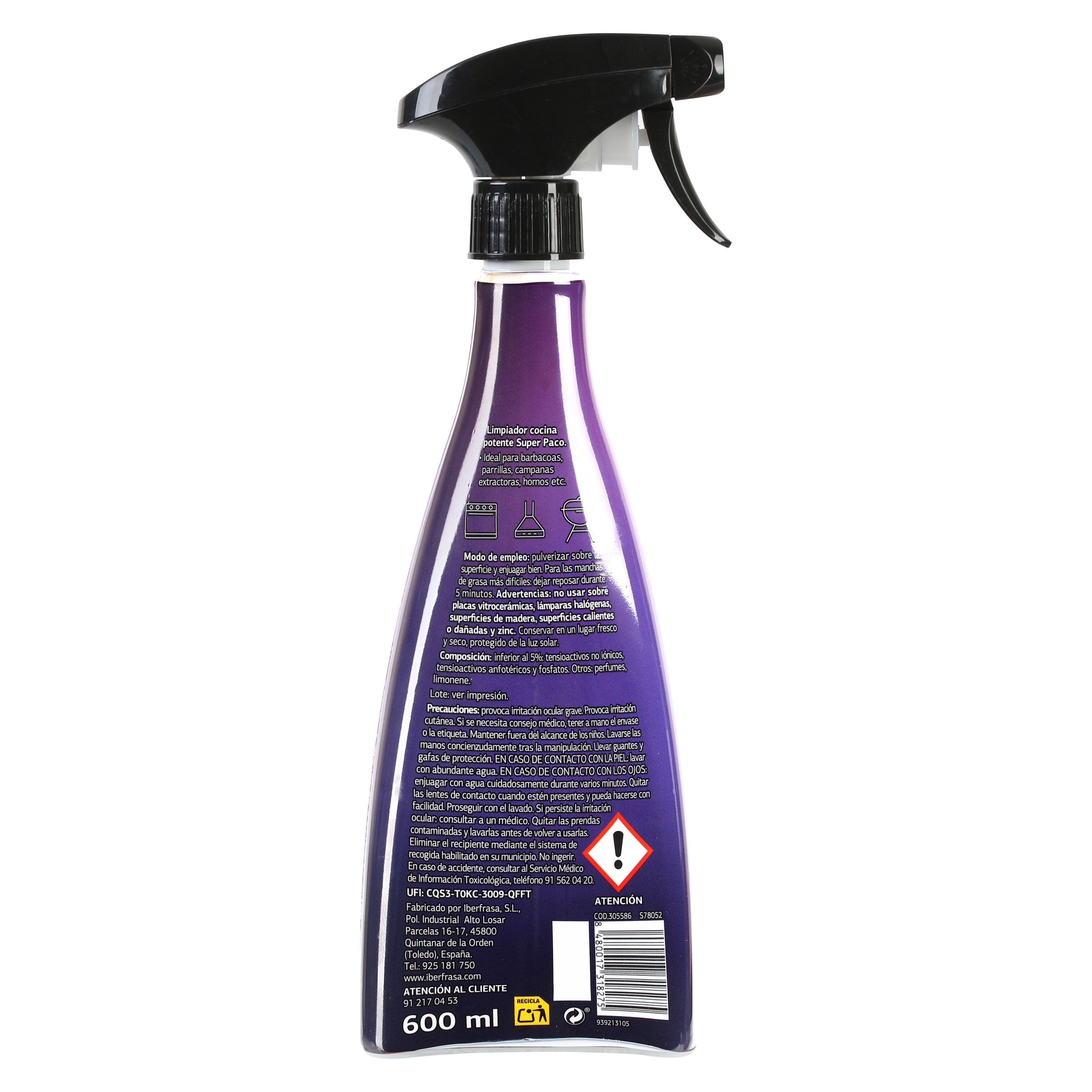 Limpiador de cocina potente Dia Super Paco 600 ml