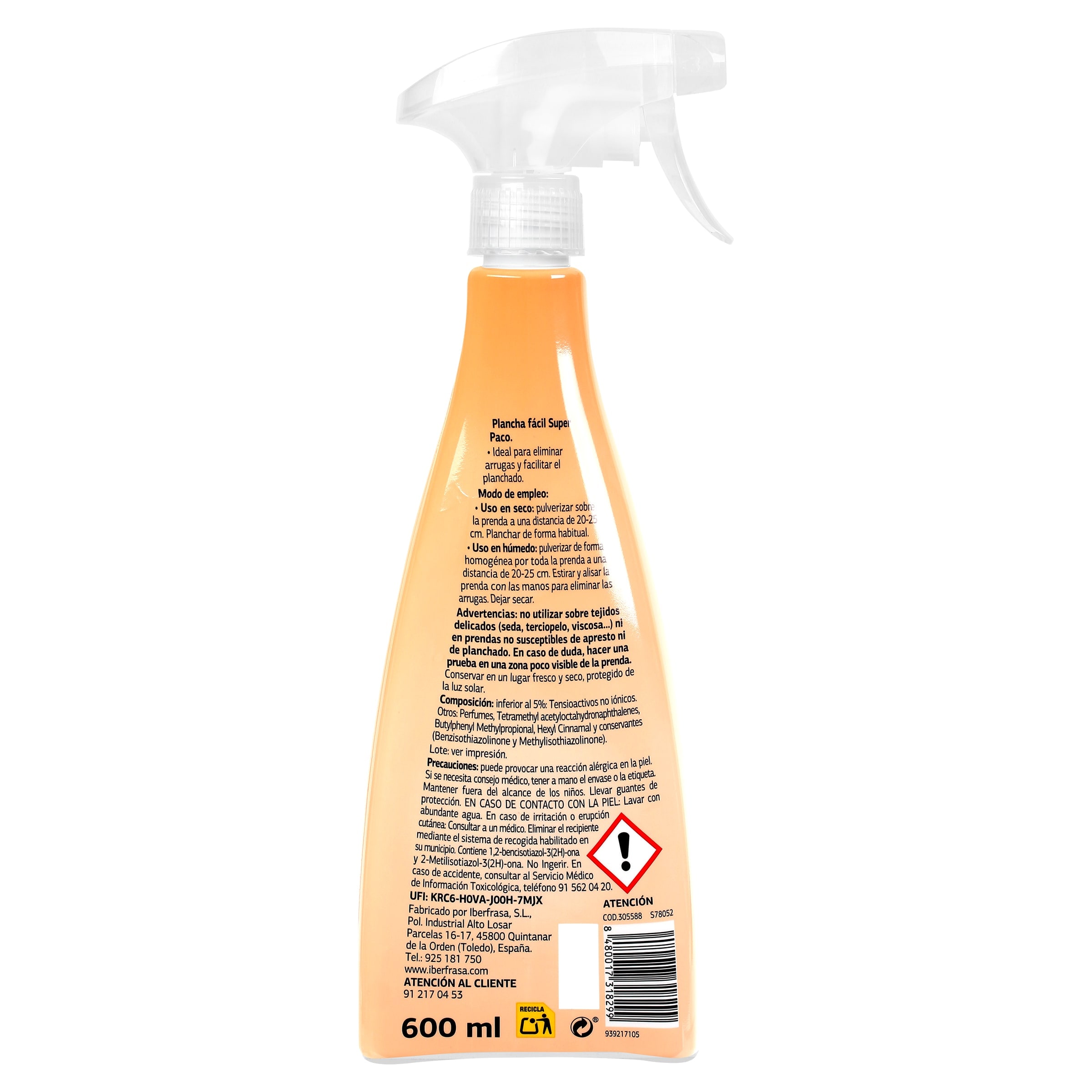 Planchado fácil Dia Super Paco 600 ml