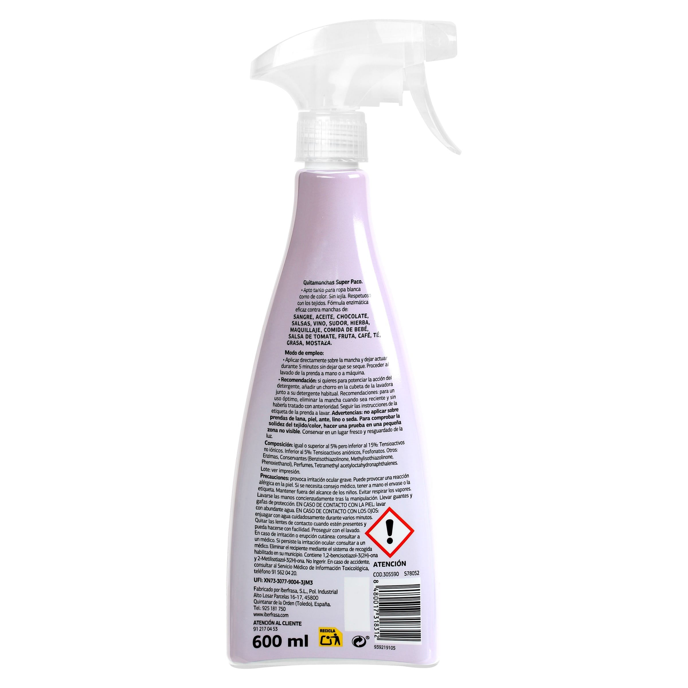 Quitamanchas Dia Super Paco 600 ml
