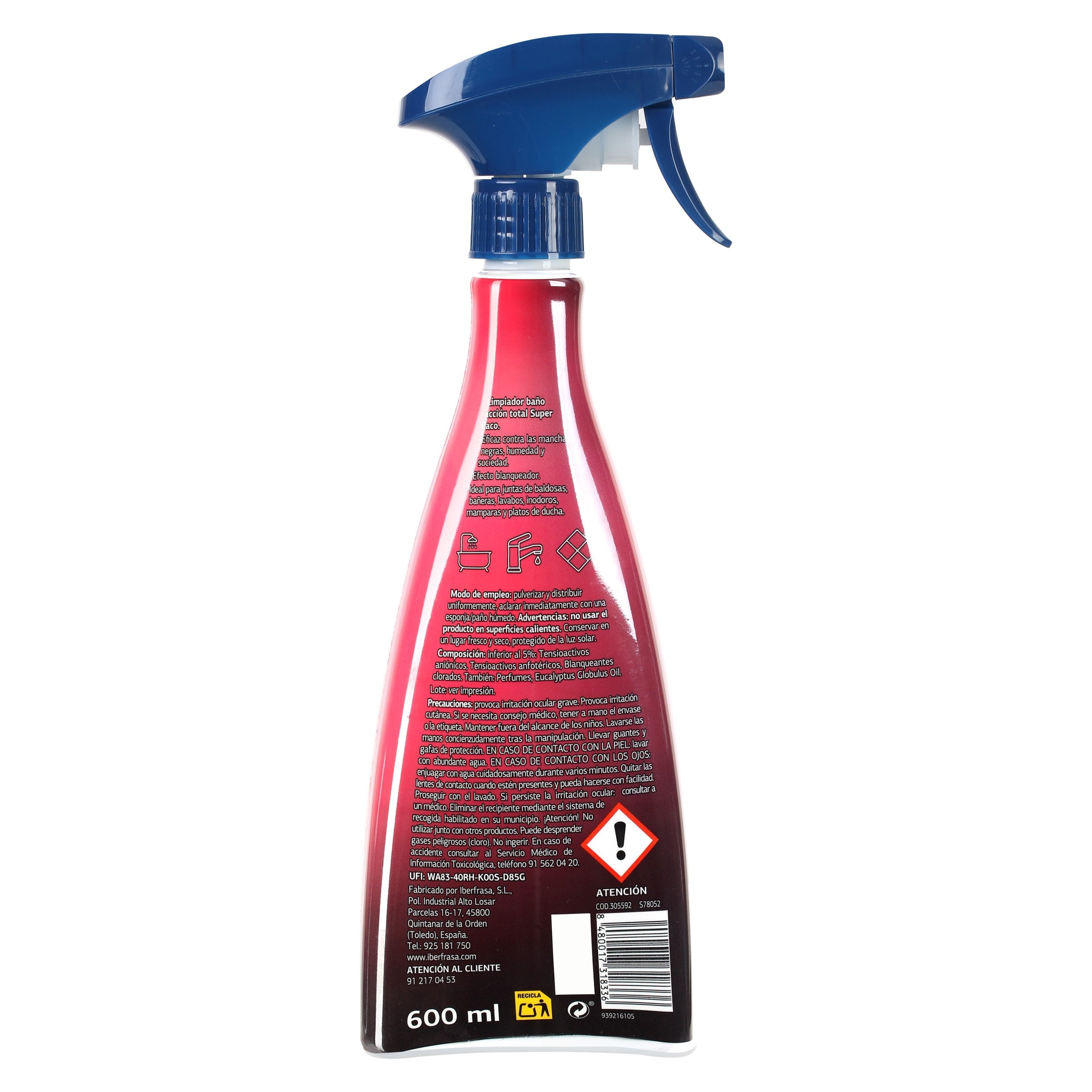 Limpiador baño acción total Dia Super Paco 600 ml