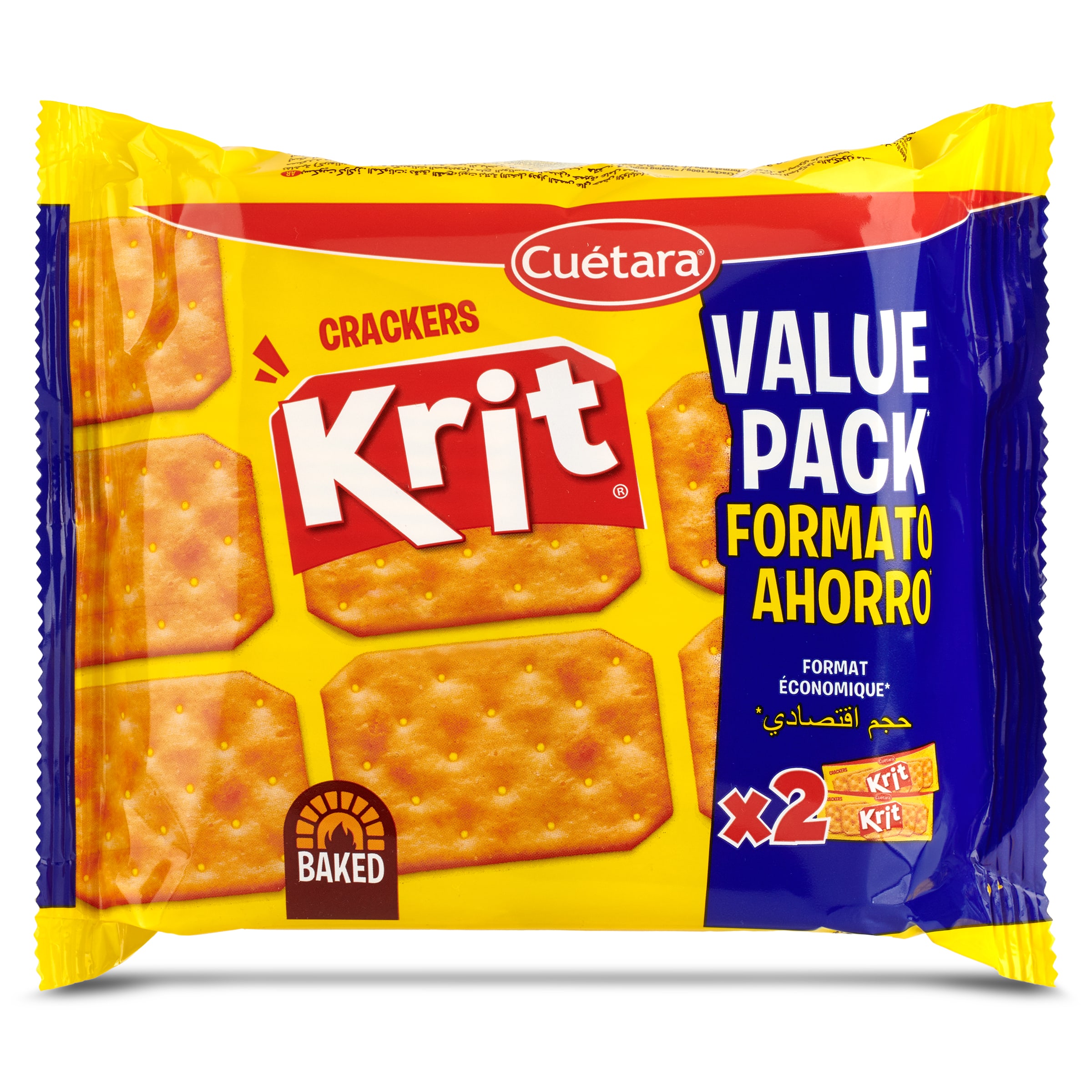 Galletas saladas crackers Cuétara Krit bolsa 200 g