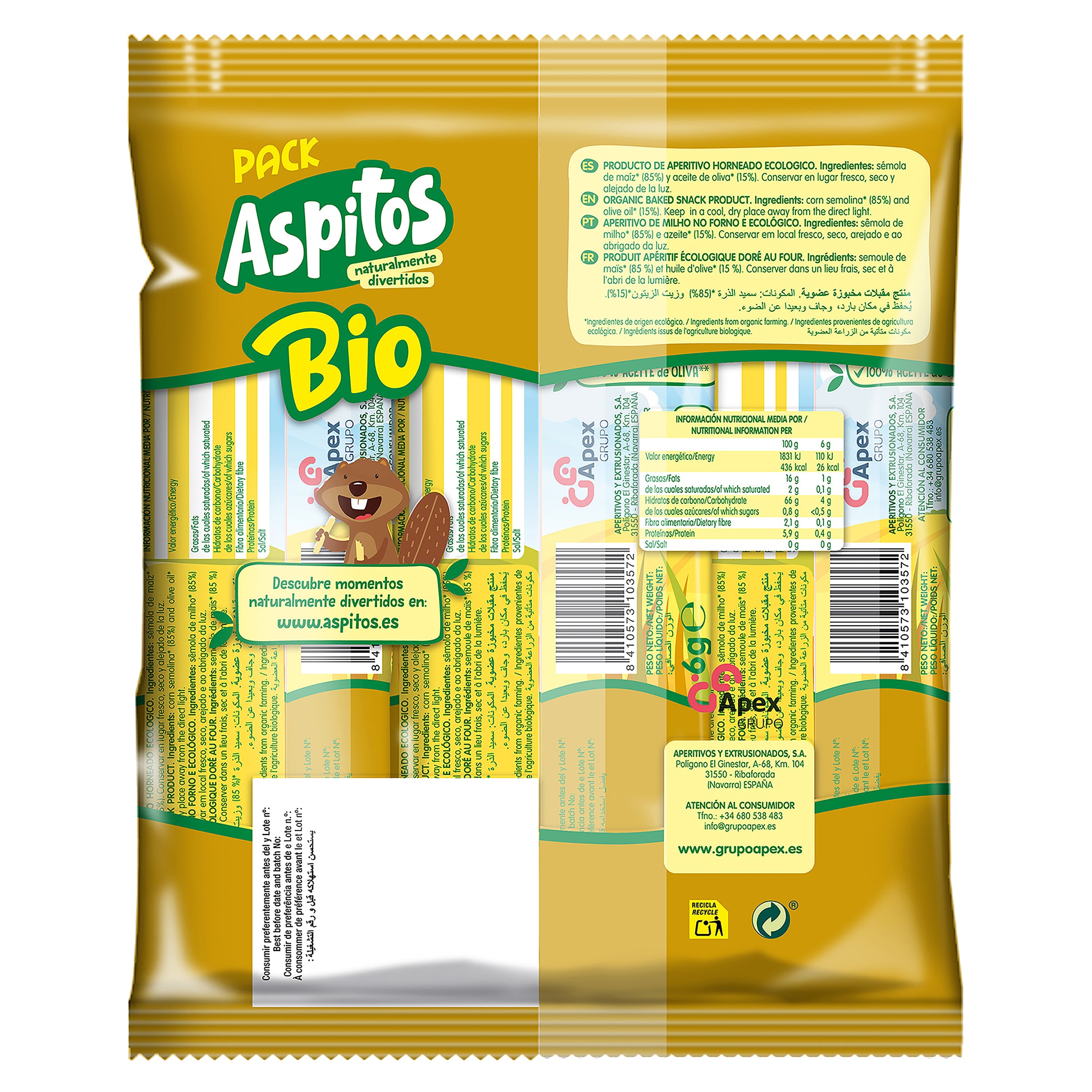 Aspitos Bio 6 x 6 g
