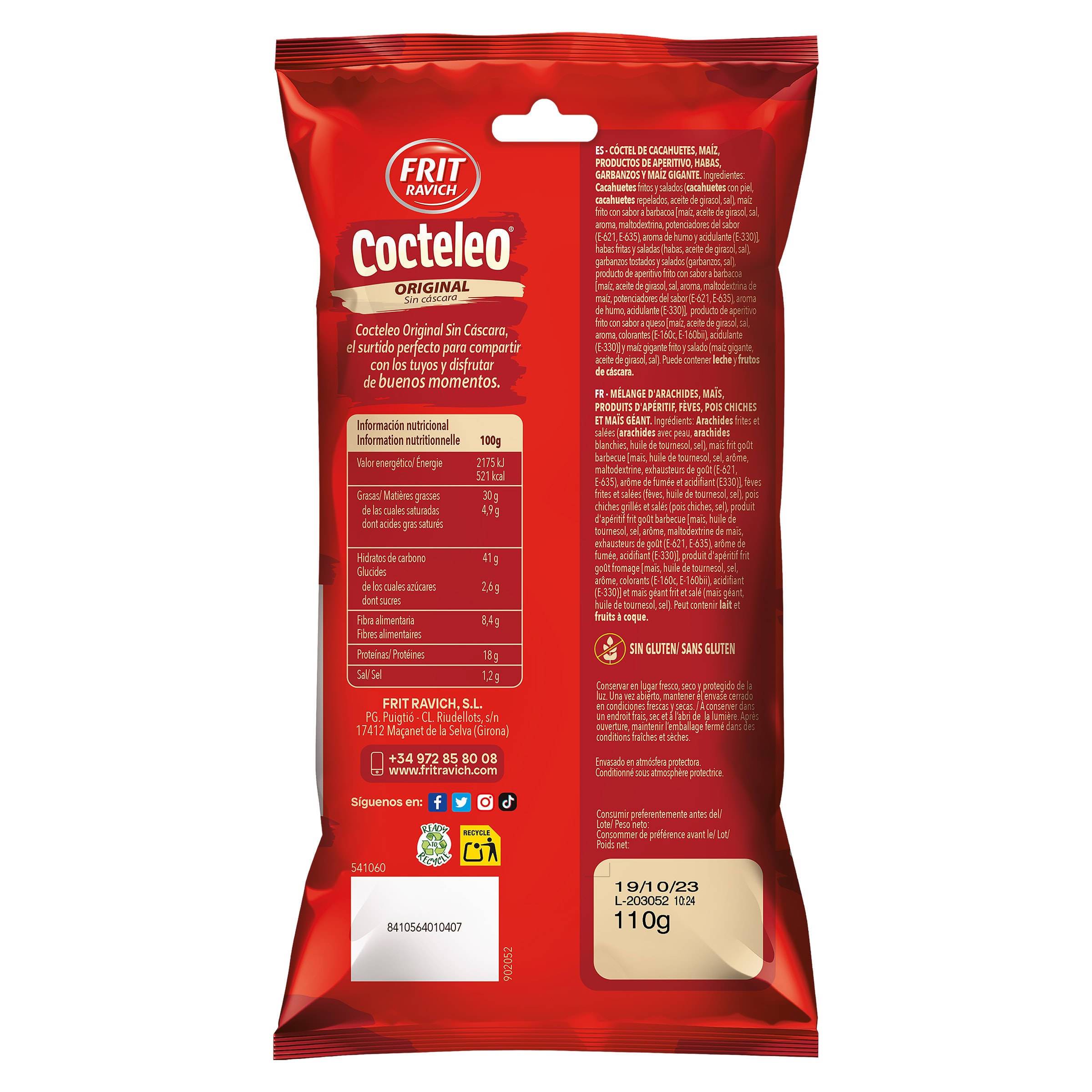 Mix frutos secos Frit ravich 110 g