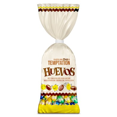 Huevos de chocolate con leche rellenos Temptation de Dia bolsa 180 g-0 Huevos de chocolate con leche rellenos Temptation de Dia bolsa 180 g-0