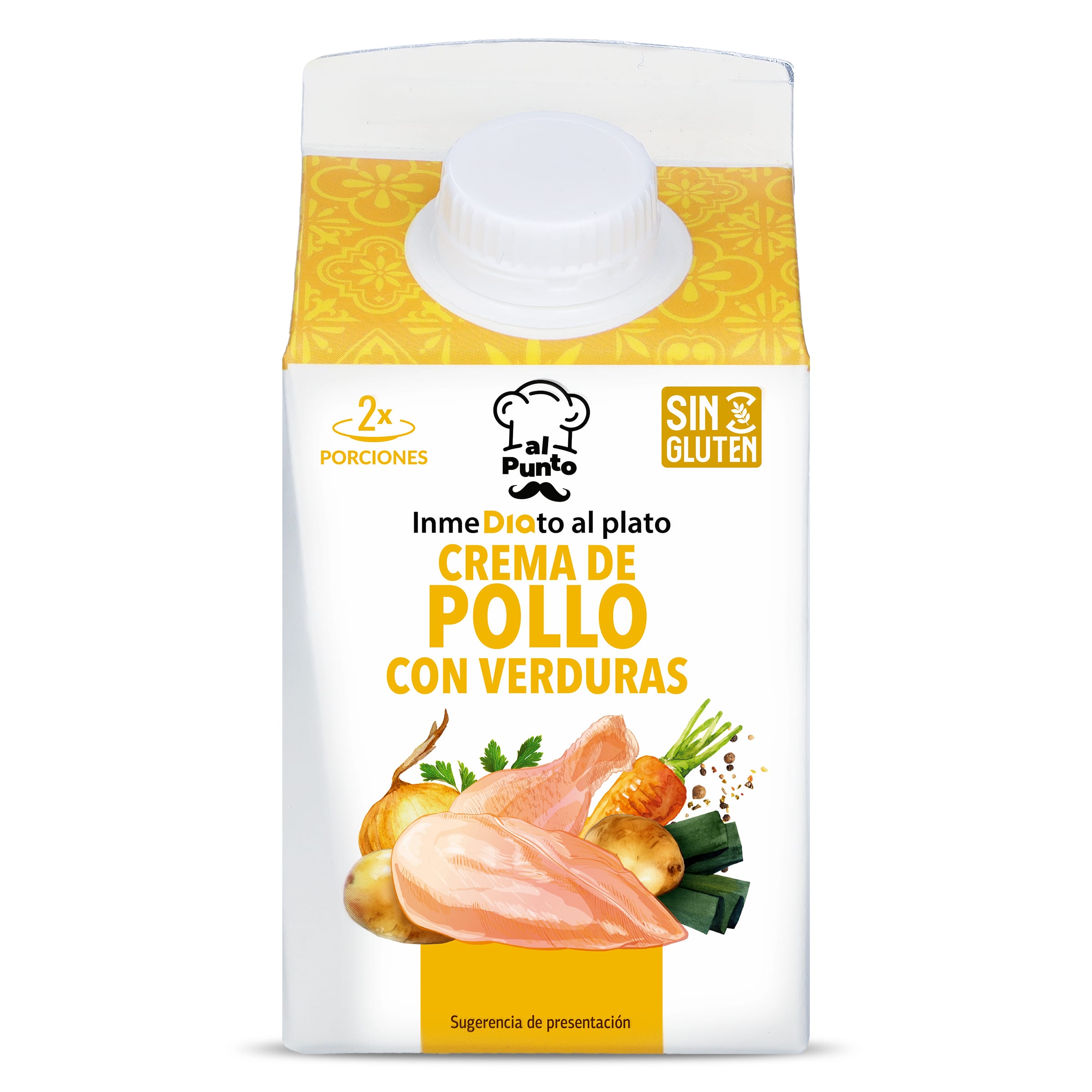 Crema de pollo con verduras Dia Al Punto 500 ml