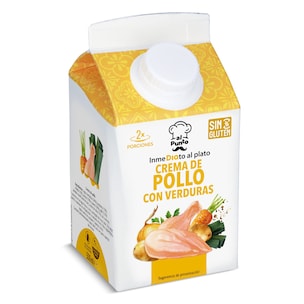 crema de pollo con verduras 500 ml