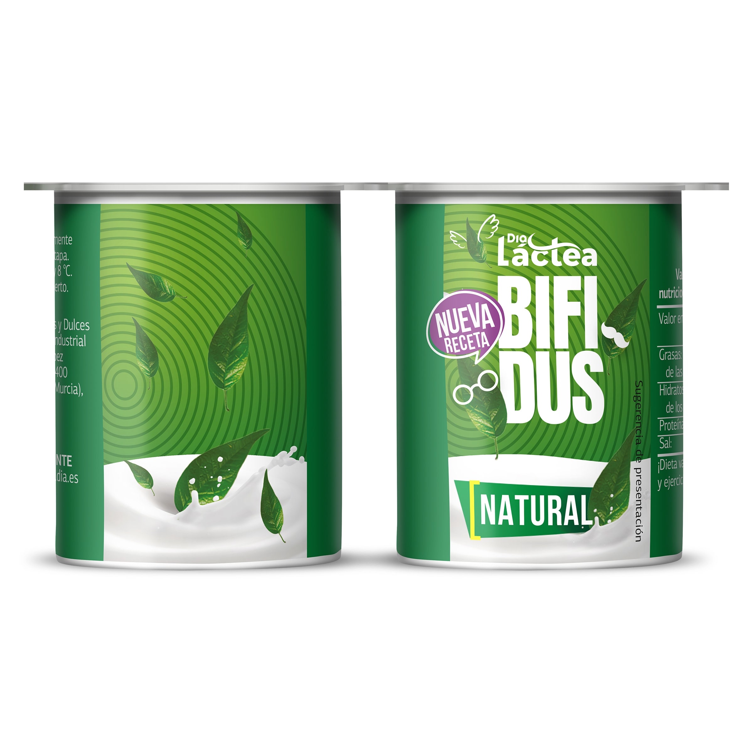 Bífidus natural Dia Láctea 4 x 125 g