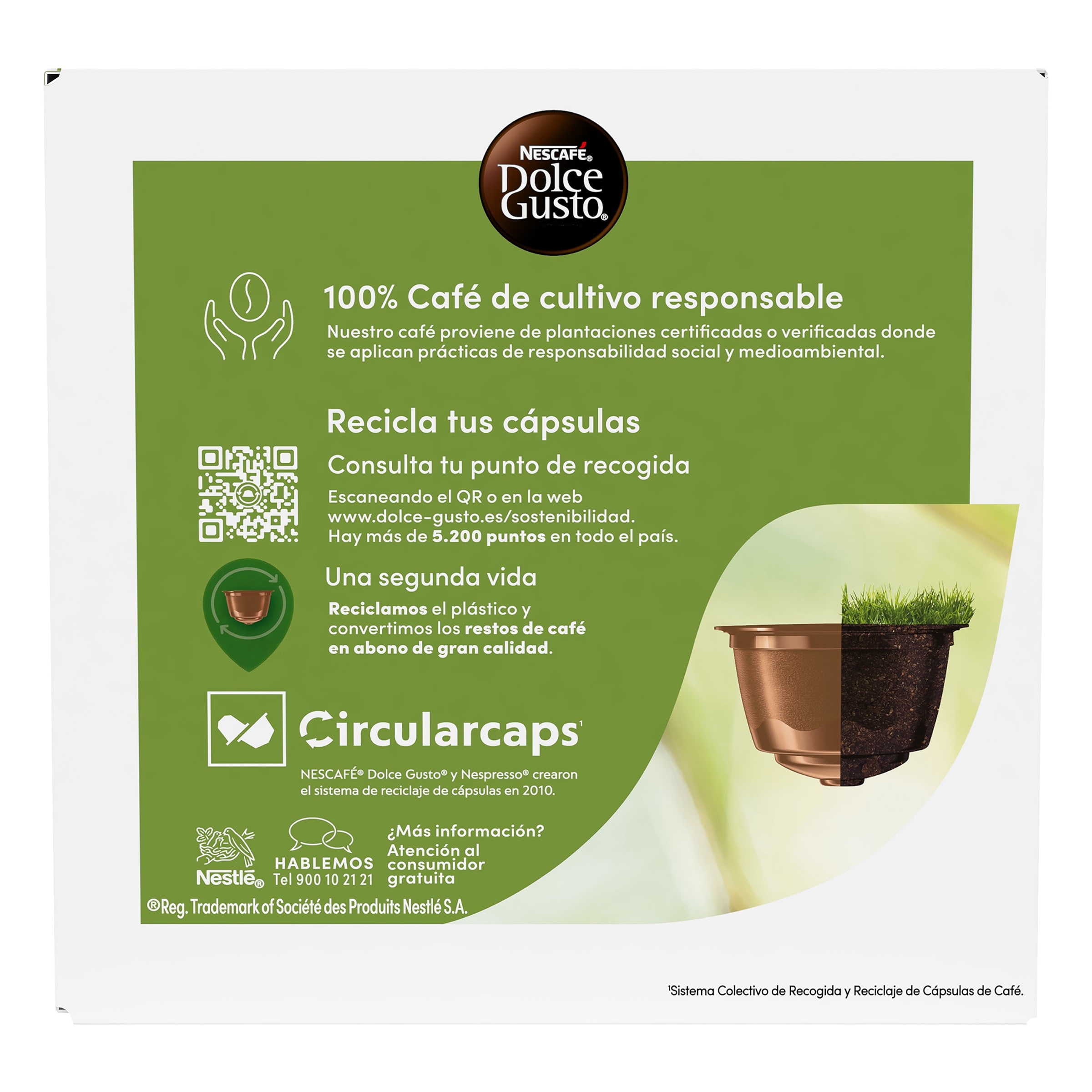 Cápsulas de café latte Genova Dolce Gusto 14 unidades