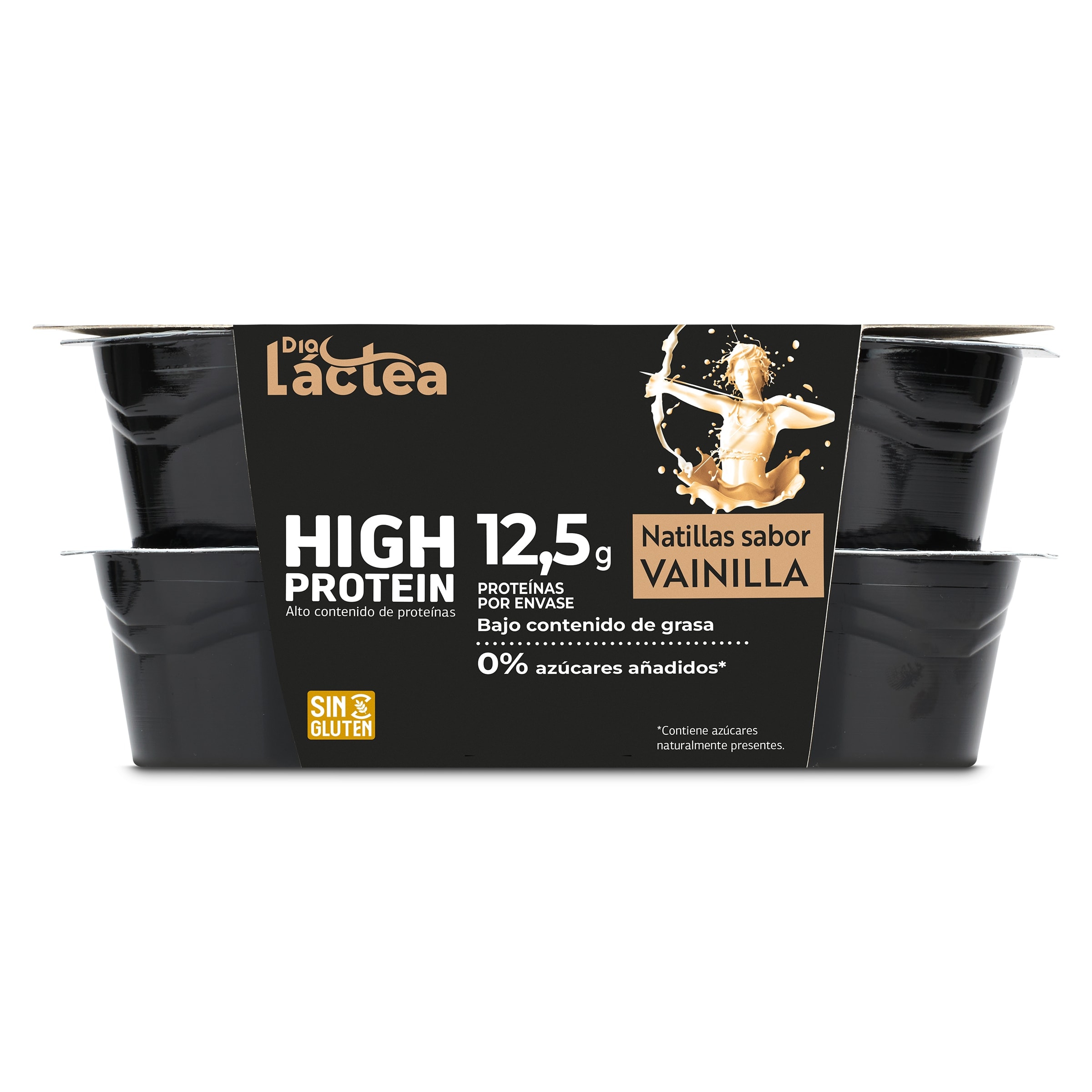 Natillas sabor vainilla alta en proteínas Dia Láctea 4 x 125 g