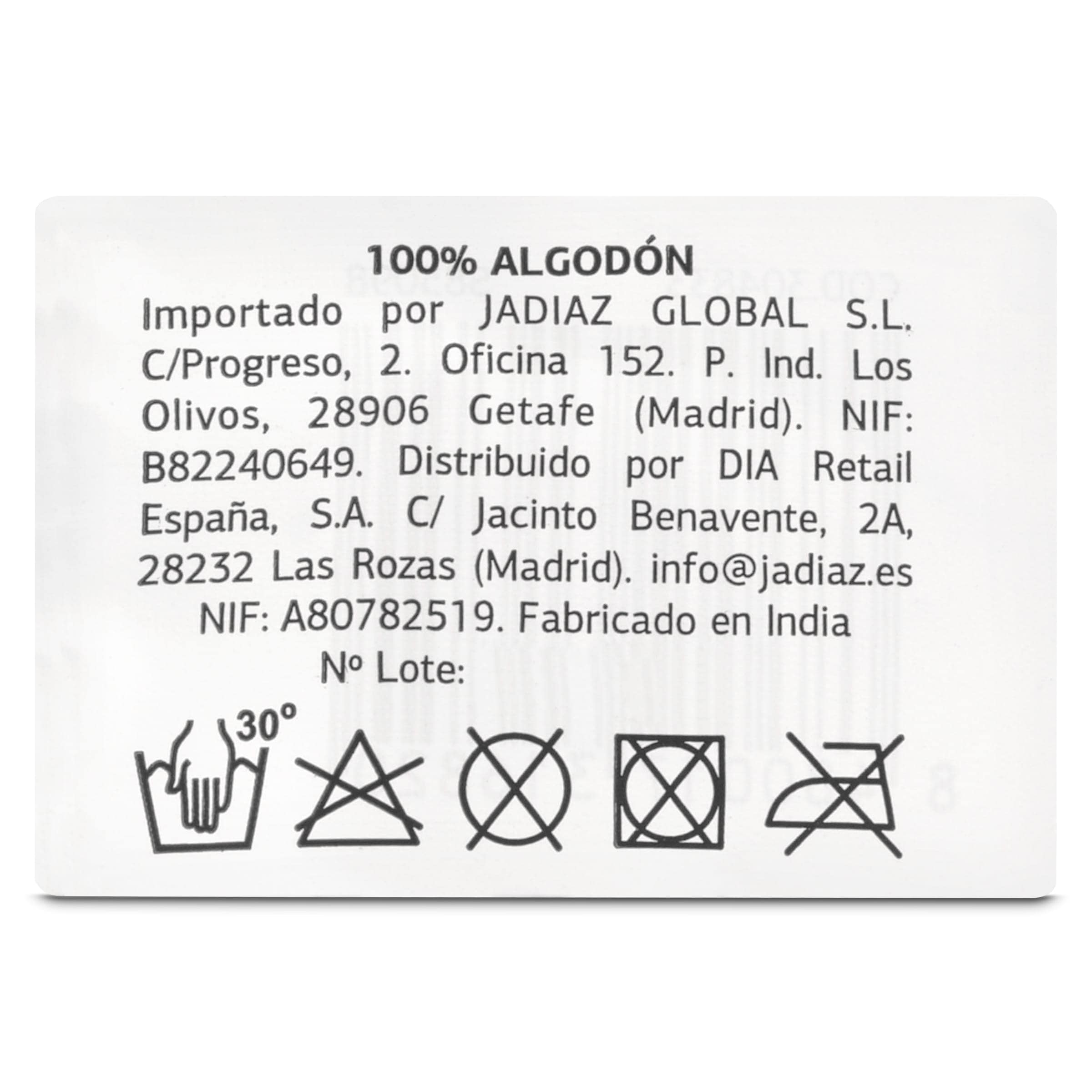 Bolsa de algodón azul Dia
