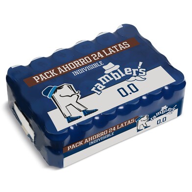 Cerveza 0,0% alcohol Ramblers de Dia lata 24 x 33 cl-0 Cerveza 0,0% alcohol Ramblers de Dia lata 24 x 33 cl-0