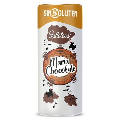 Galletas María con chocolate sin gluten Galleteca de Dia paquete 200 g-0