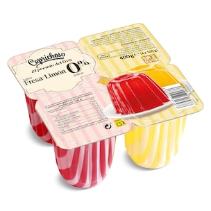 postre gelificado sabor fresa y limon 0 4 x 100 g