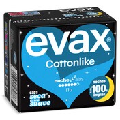 Compresas noche con alas Evax bolsa 11 unidades