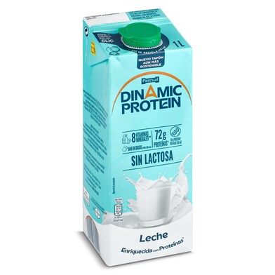 Leche desnatada sin lactosa dinamic protein Pascual brik 1 l-0 Leche desnatada sin lactosa dinamic protein Pascual brik 1 l-0