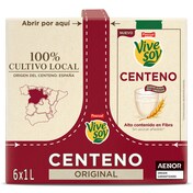 Bebida de centeno Vivesoy pack 6 x 1 l