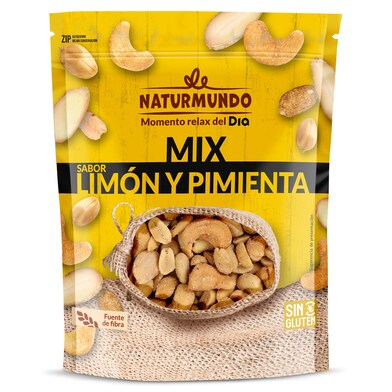 Mix de frutos secos sabor limón y pimienta Naturmundo de Dia bolsa 185 g-0