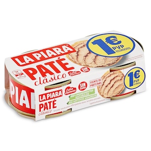 pate clasico 2 x 75 g