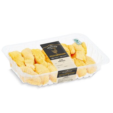Alas partidas de pollo certificado Selección de Dia bandeja 500 g aprox.-0 Alas partidas de pollo certificado Selección de Dia bandeja 500 g aprox.-0