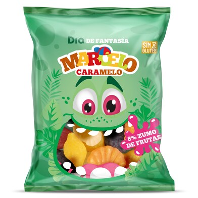 Golosinas fruta tropical con 8% zumo Marcelo Caramelo de Dia bolsa 100 g-0