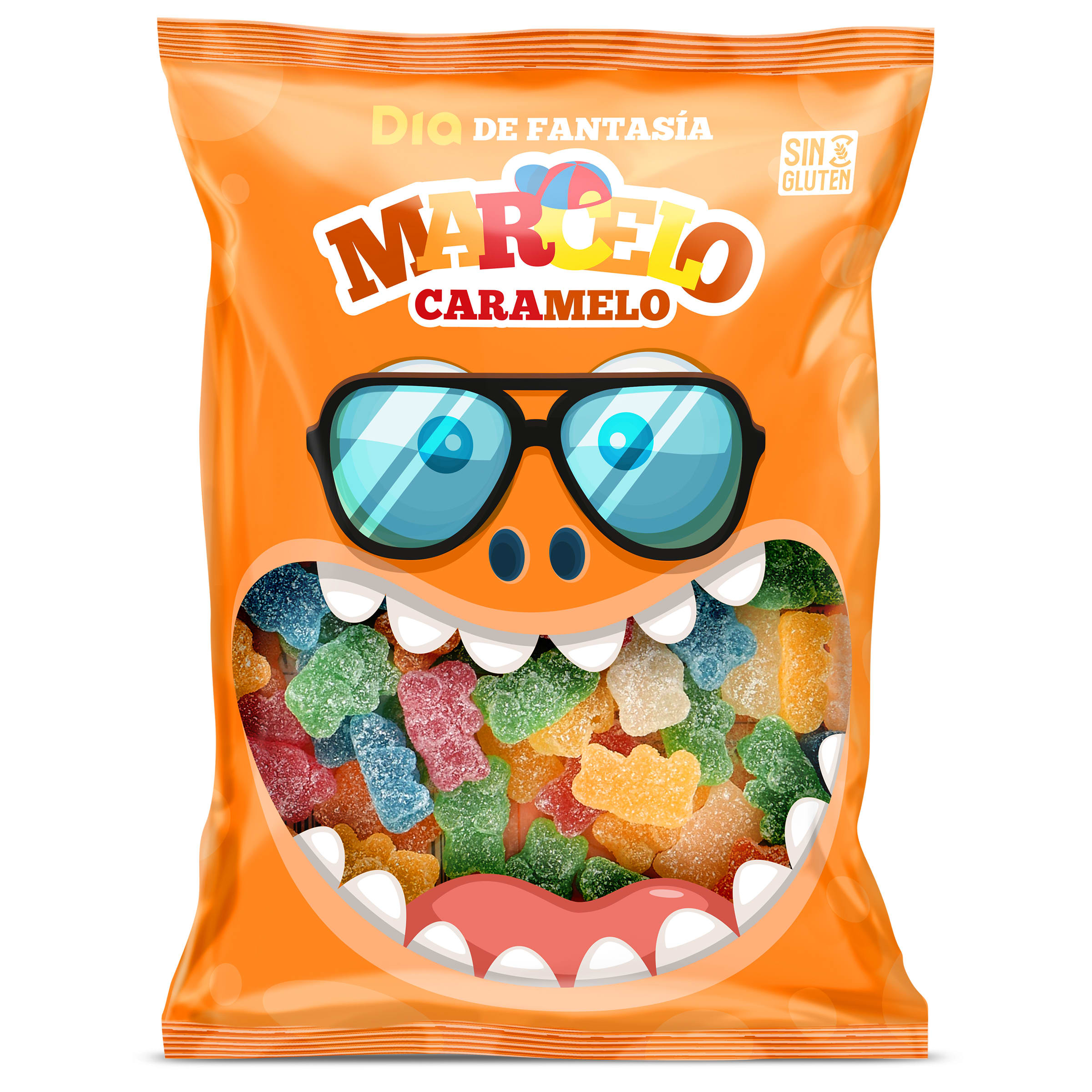 Golosinas ositos pica Dia Marcelo Caramelo bolsa 200 g