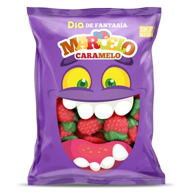 Golosinas fresas Marcelo Caramelo de Dia bolsa 200 g-0