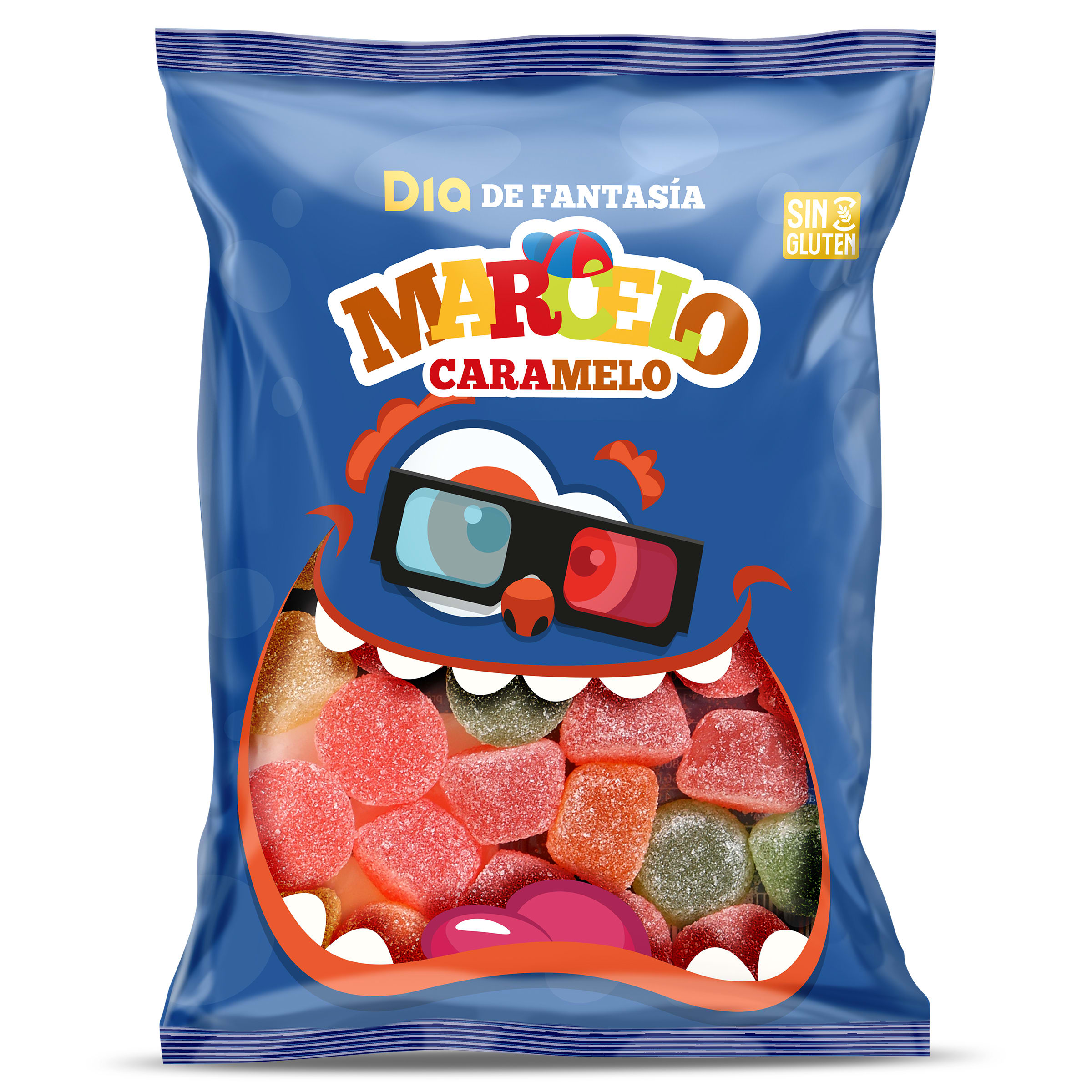 Golosinas lagrimones  Dia Marcelo Caramelo bolsa 200 g