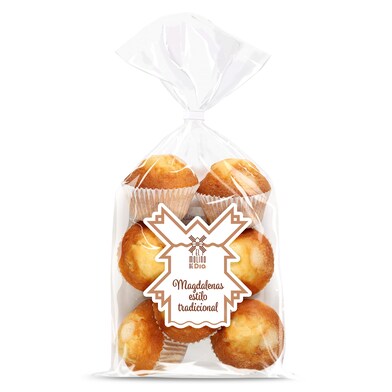Magdalenas estilo tradicional El molino de Dia bolsa 434 g-0