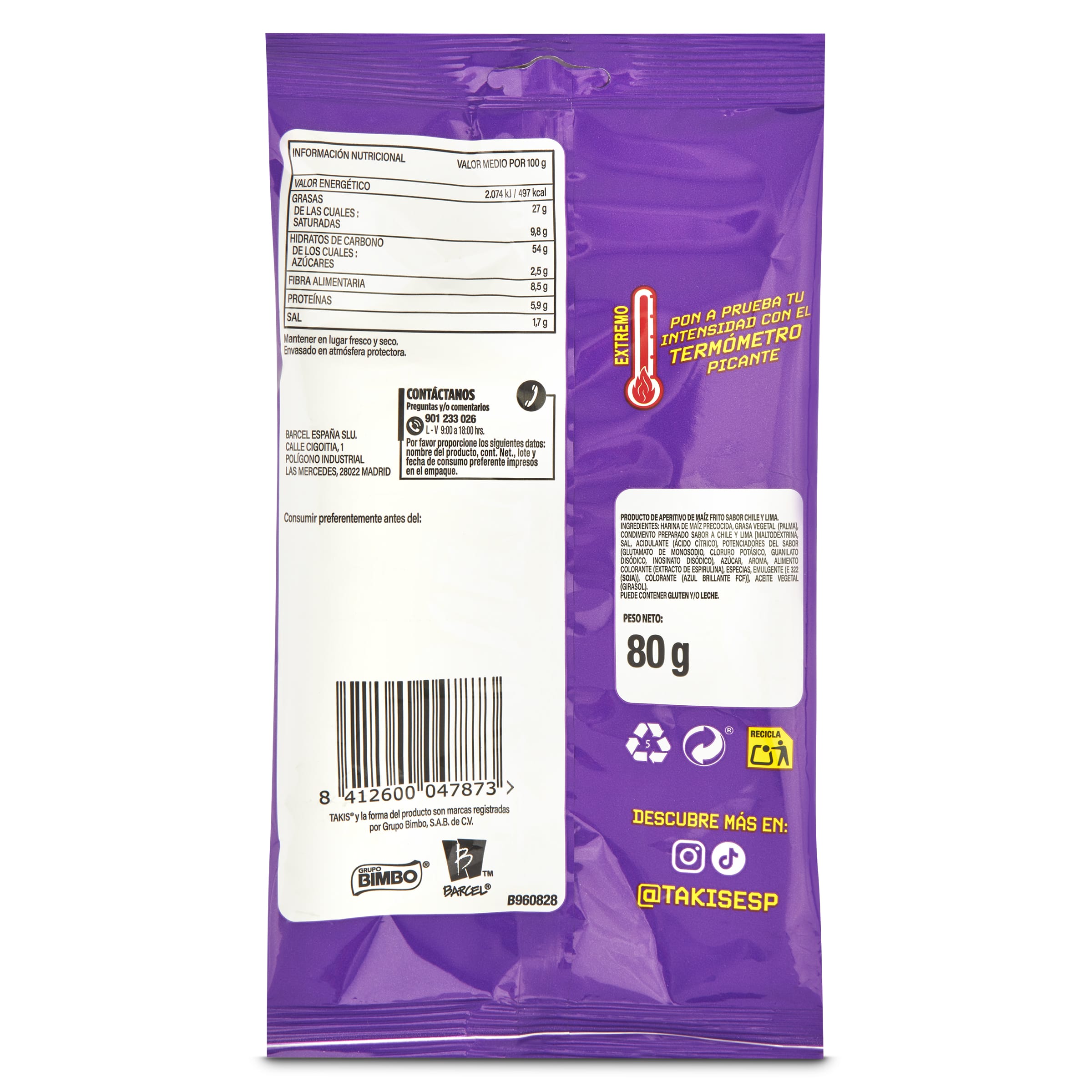 Takis blue heat 80 g