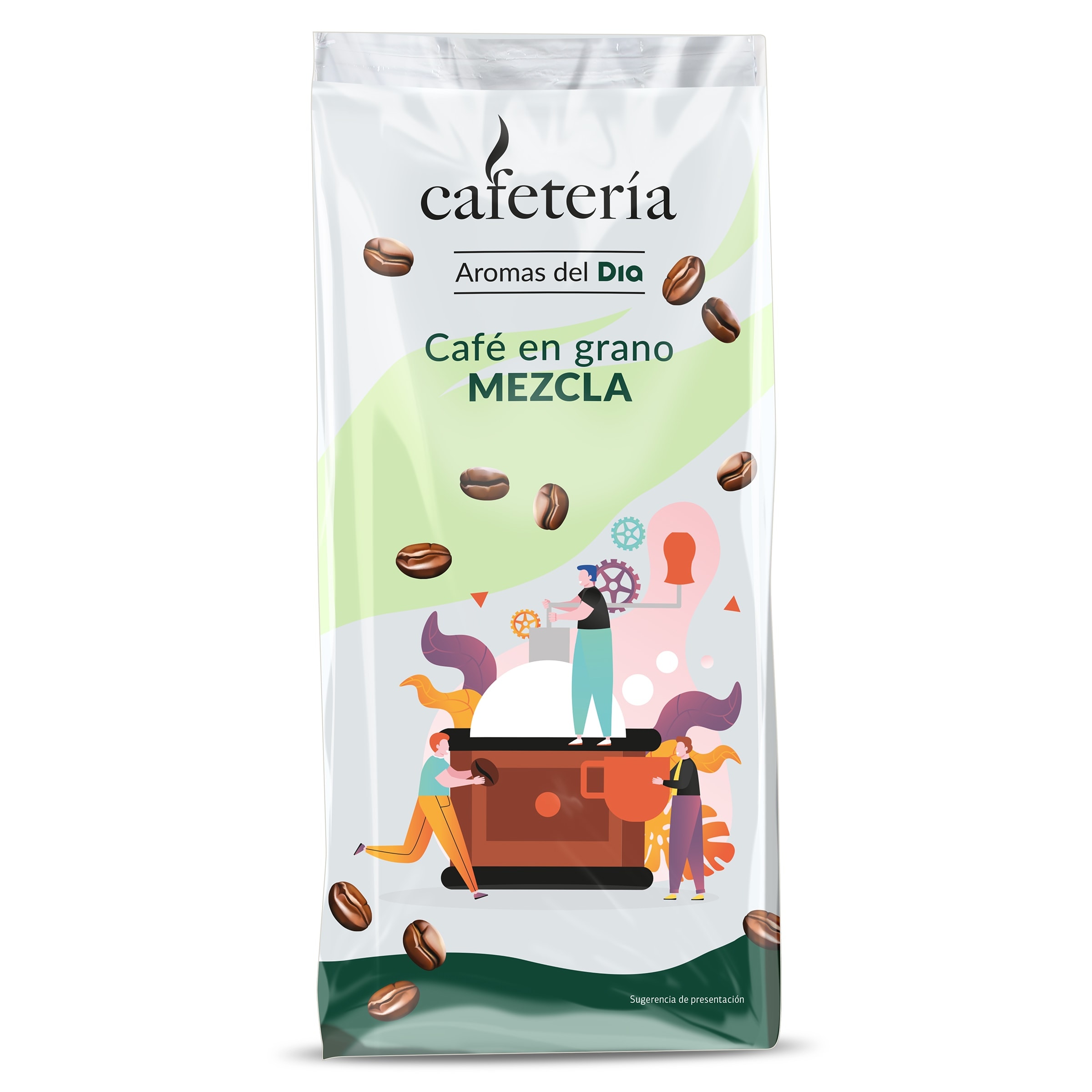 Café en grano mezcla Dia Cafetería 500 g