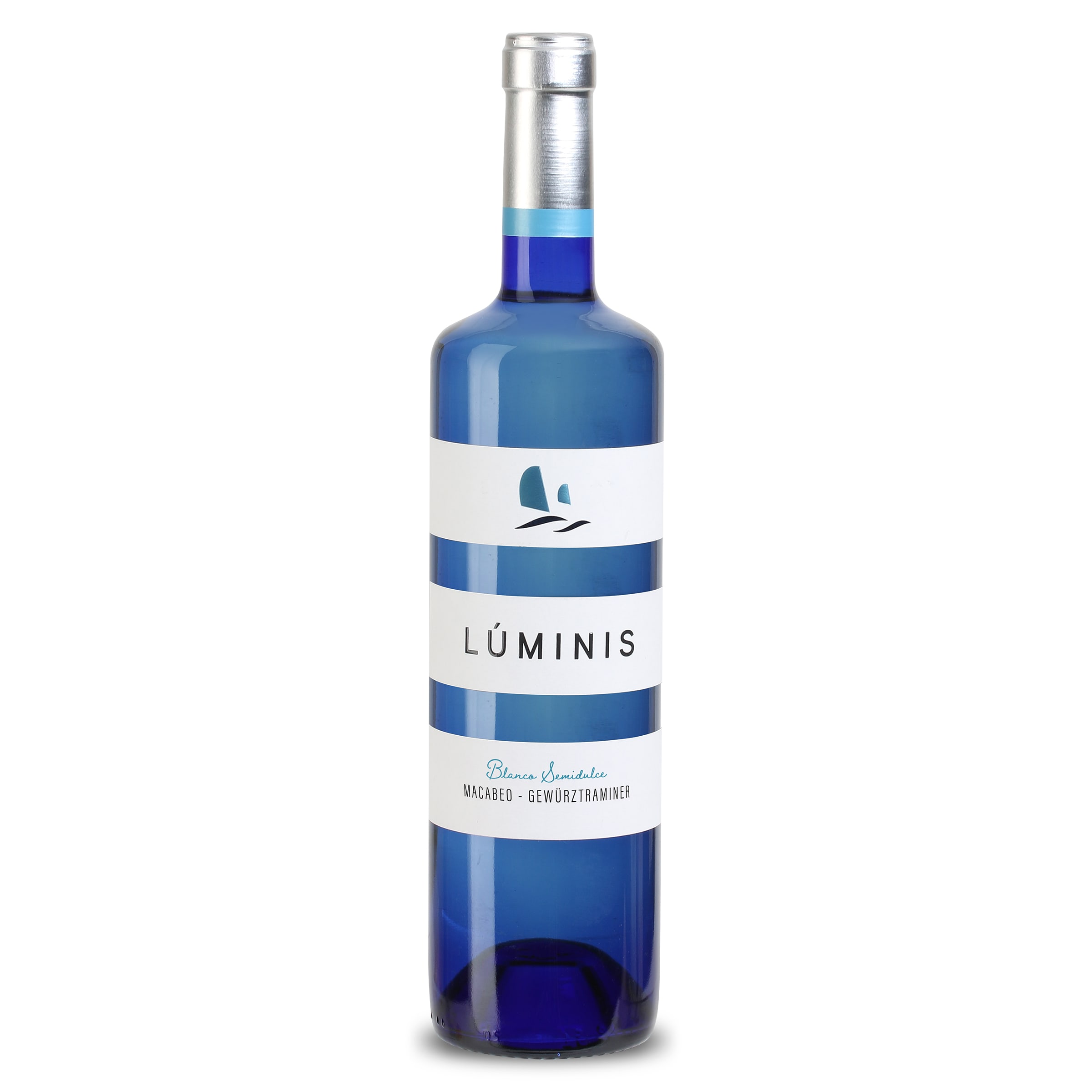 Vino blanco semidulce Gewürztraminer Luminis botella 75 cl