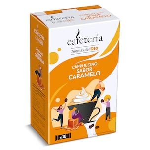 cafe soluble cappuccino sabor caramelo en sobres 125 g