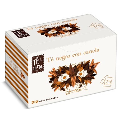 Té negro con canela Tetería de Dia caja 25 unidades-0