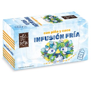 infusion fria con pina y coco 20 unidades