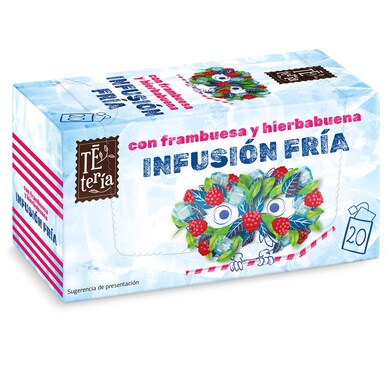 Infusión fría con frambuesa y hierbabuena Tetería de Dia caja 20 unidades-0