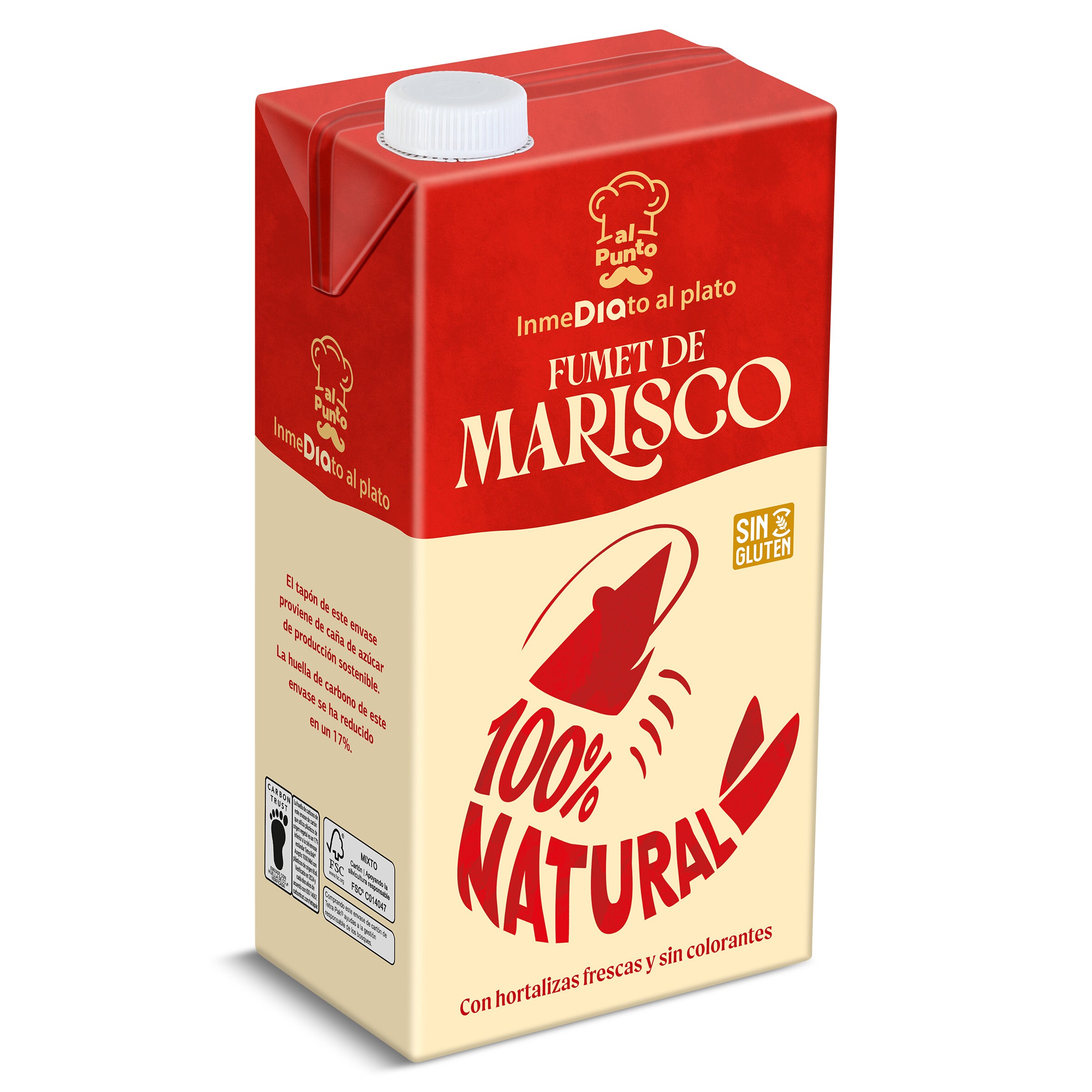 Fumet de marisco 100% natural Dia Al Punto 1 L