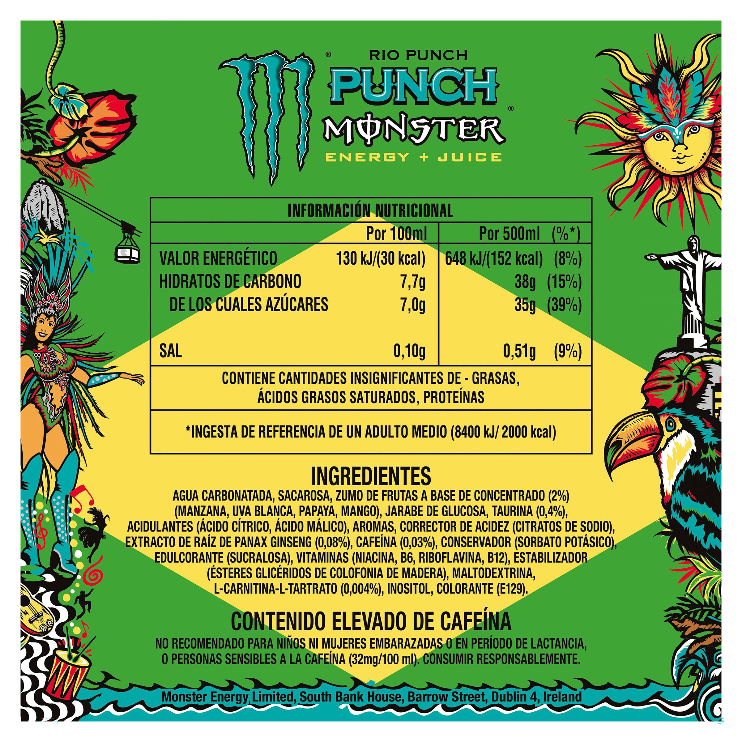 Monster rio punch 500 ml