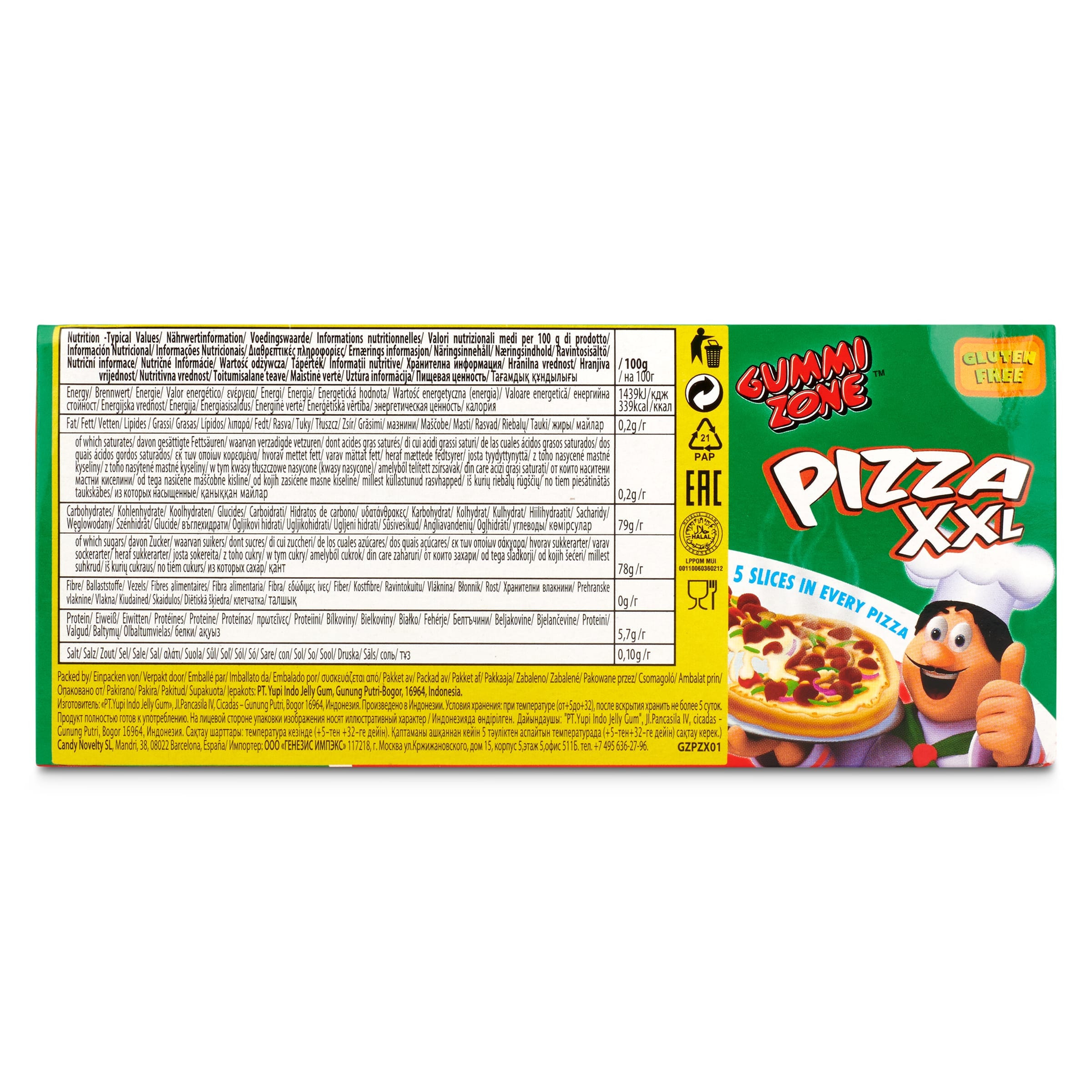 Golosina pizza XXL Gummi zone 21 g