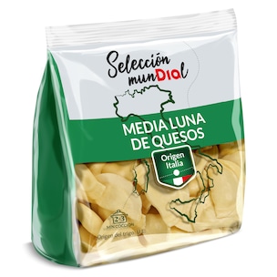 pasta fresca media luna rellena de queso 250 g