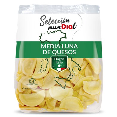 Pasta fresca rellena media luna de quesos Selección Mundial de Dia bolsa 250 g-0 Pasta fresca rellena media luna de quesos Selección Mundial de Dia bolsa 250 g-0