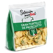  Pasta fresca rellena Gran Tortello de prosciutto Selección Mundial de Dia bolsa 250 g