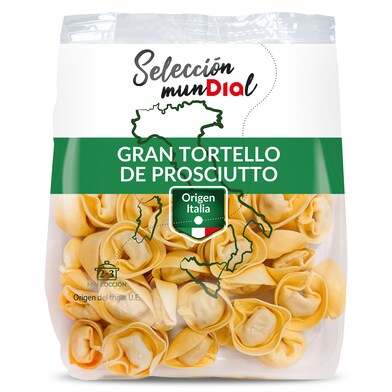 Pasta fresca rellena Gran Tortello de prosciutto Selección Mundial de Dia bolsa 250 g-0 Pasta fresca rellena Gran Tortello de prosciutto Selección Mundial de Dia bolsa 250 g-0