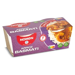 vasos de arroz basmati 2 x 125 g