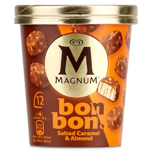 tarrina bon bon salted caramel 12 unidades 168 g