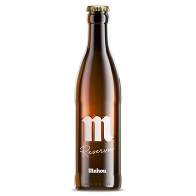 Cerveza reserva Mahou botella 33 cl-0