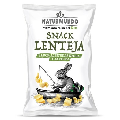 Snack de lenteja sabor aceituna negra y especias Naturmundo de Dia bolsa 95 g-0 Snack de lenteja sabor aceituna negra y especias Naturmundo de Dia bolsa 95 g-0