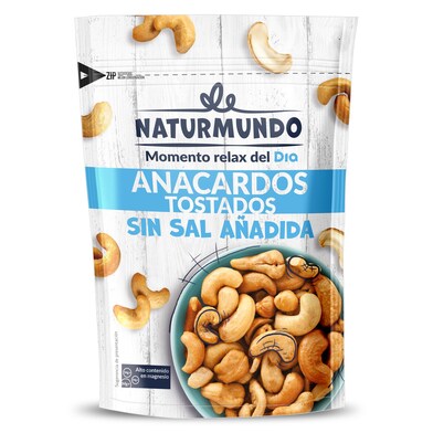 Anacardos tostados sin sal añadida Naturmundo de Dia bolsa 150 g-0