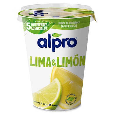 Yogur de soja lima limón Alpro 400 g-0